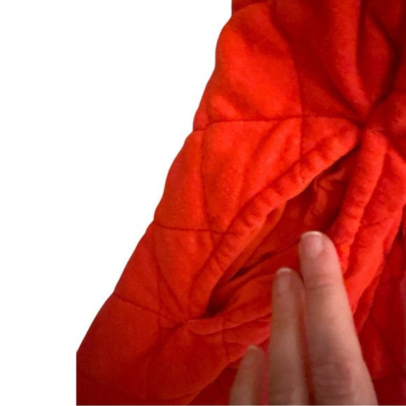 Aviator Nation Quilted Sweatpants Red Unisex L joggers with pockets bright red - Picture 4 of 9